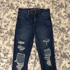 American eagle jeans, high rise